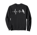 Soccer Heartbeat Ecg Football Sweatshirt - Novelty Apparel for Adults - T-Shirt, Sweatshirt, Hoodie