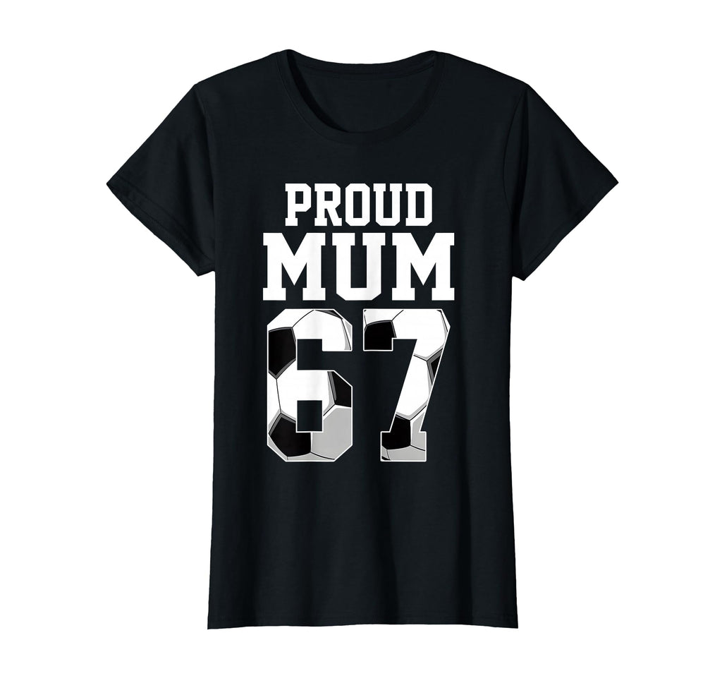Womens Proud Mom Soccer Player Number T-Shirt - Unique Graphic for Adults - T-Shirt, Sweatshirt, Hoodie