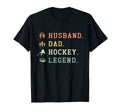Mens Husband Dad Hockey Legend Athlete T-Shirt - Graphic Print Unisex - T-Shirt, Sweatshirt, Hoodie
