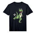 T Rex Playing Soccer Dinosaur Soccer T-Shirt - Fun Novelty Design Unisex - T-Shirt, Sweatshirt, Hoodie