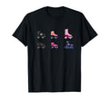 Various Roller Skate Types Roller T-Shirt - Aesthetic Graphic Men Women - T-Shirt, Sweatshirt, Hoodie