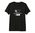 Soccer Mode Funny Soccer Player Tri Blend T-Shirt - Graphic Print Unisex - T-Shirt, Sweatshirt, Hoodie