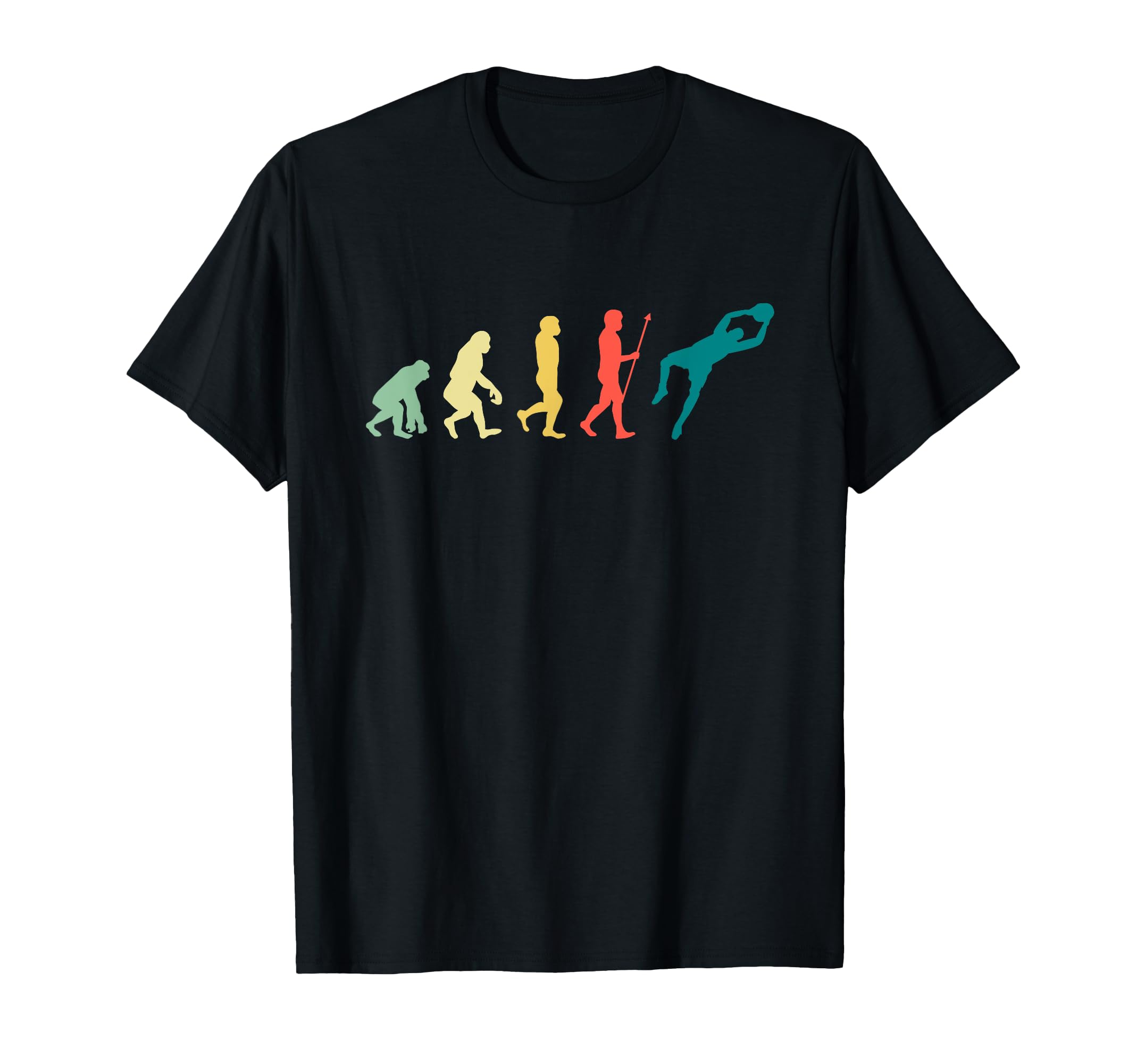 Football Goalkeeper Evolution Goalkeeper T-Shirt - Unique Graphic Men Women - T-Shirt, Sweatshirt, Hoodie