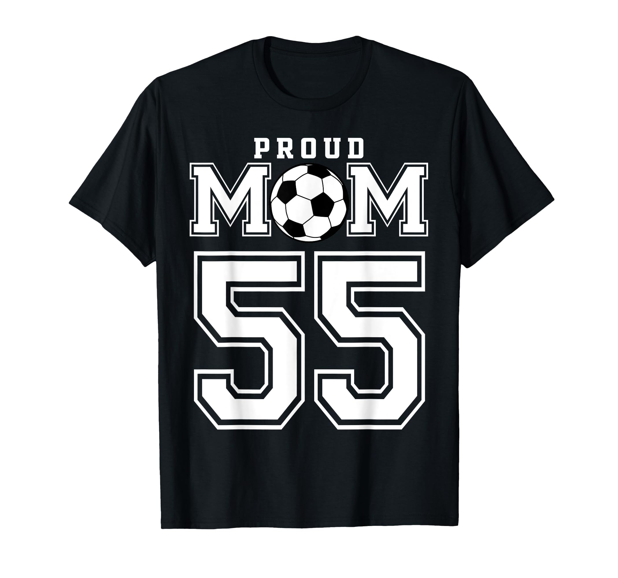 Number 55 Custom Proud Soccer T-Shirt - Casual Everyday Wear for Adults - T-Shirt, Sweatshirt, Hoodie