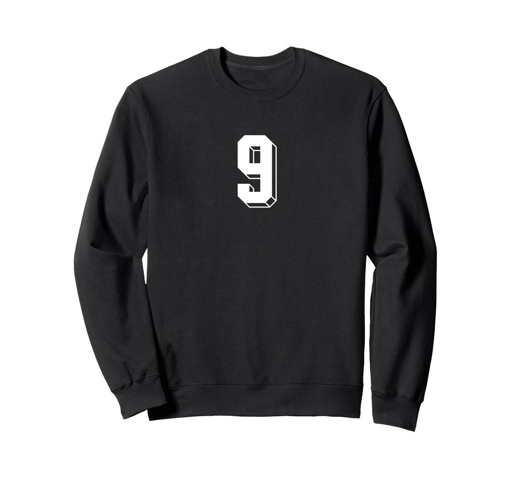 Number 9 80S 90S Soccer Team Jersey Sweatshirt - Unique Graphic Unisex - T-Shirt, Sweatshirt, Hoodie