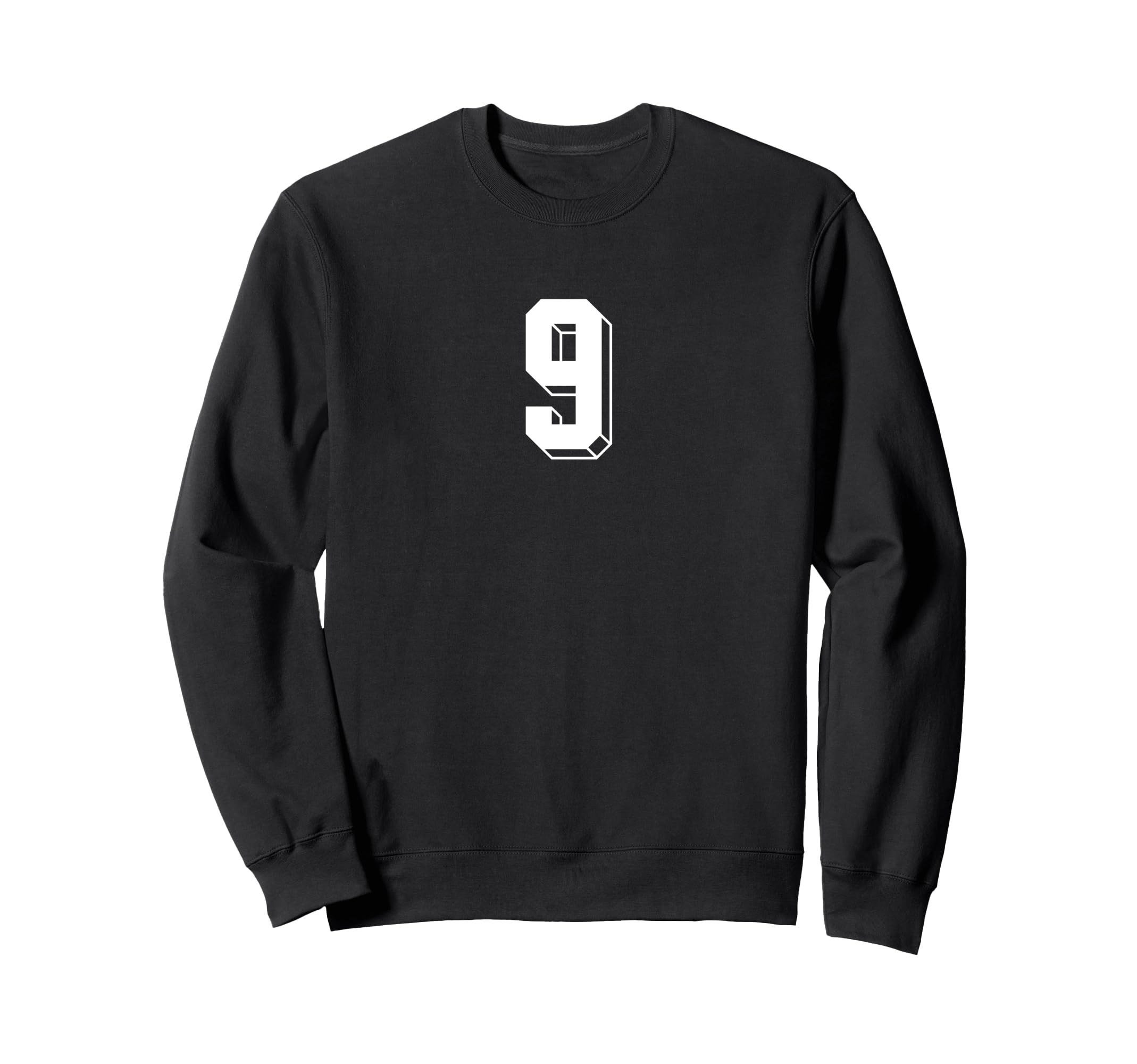 Number 9 80S 90S Soccer Team Jersey Sweatshirt - Unique Graphic Unisex - T-Shirt, Sweatshirt, Hoodie