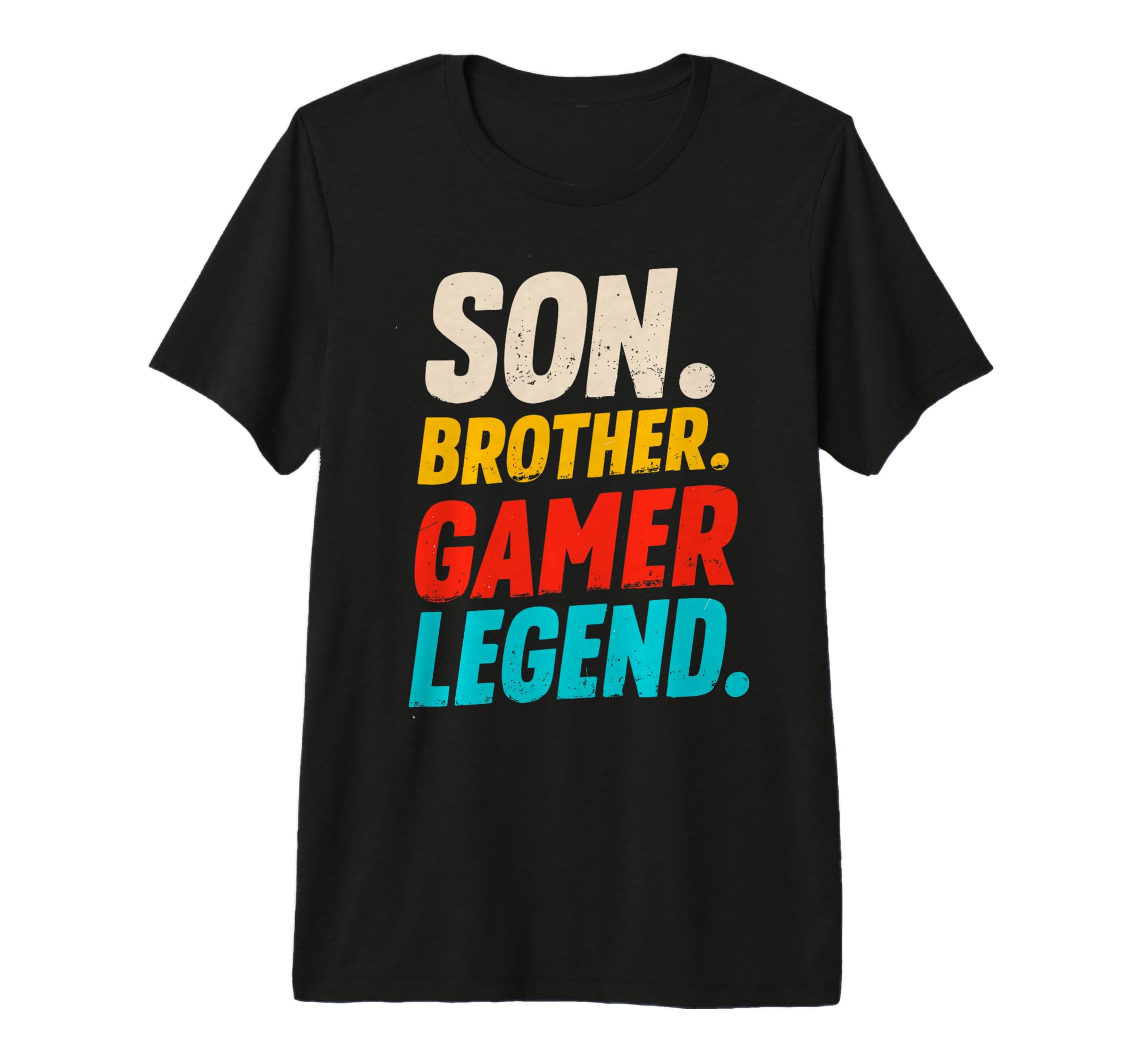Son Brother Gamer Legend Video Game T-Shirt - Minimalist Print Unisex - T-Shirt, Sweatshirt, Hoodie