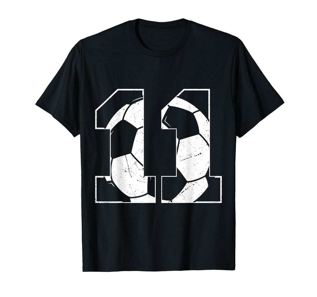 11Th Birthday Soccer Player Football T-Shirt - Aesthetic Graphic Men Women - T-Shirt, Sweatshirt, Hoodie