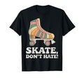 Colorful Roller Skate T-Shirt - Minimalist Print Men Women - T-Shirt, Sweatshirt, Hoodie