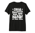 Groovy Hockey Goalie Grandma Hockey T-Shirt - Trendy Graphic for Adults - T-Shirt, Sweatshirt, Hoodie