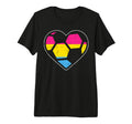 Soccer Heart Sports Lgbtq Pride T-Shirt - Novelty Apparel for Adults - T-Shirt, Sweatshirt, Hoodie