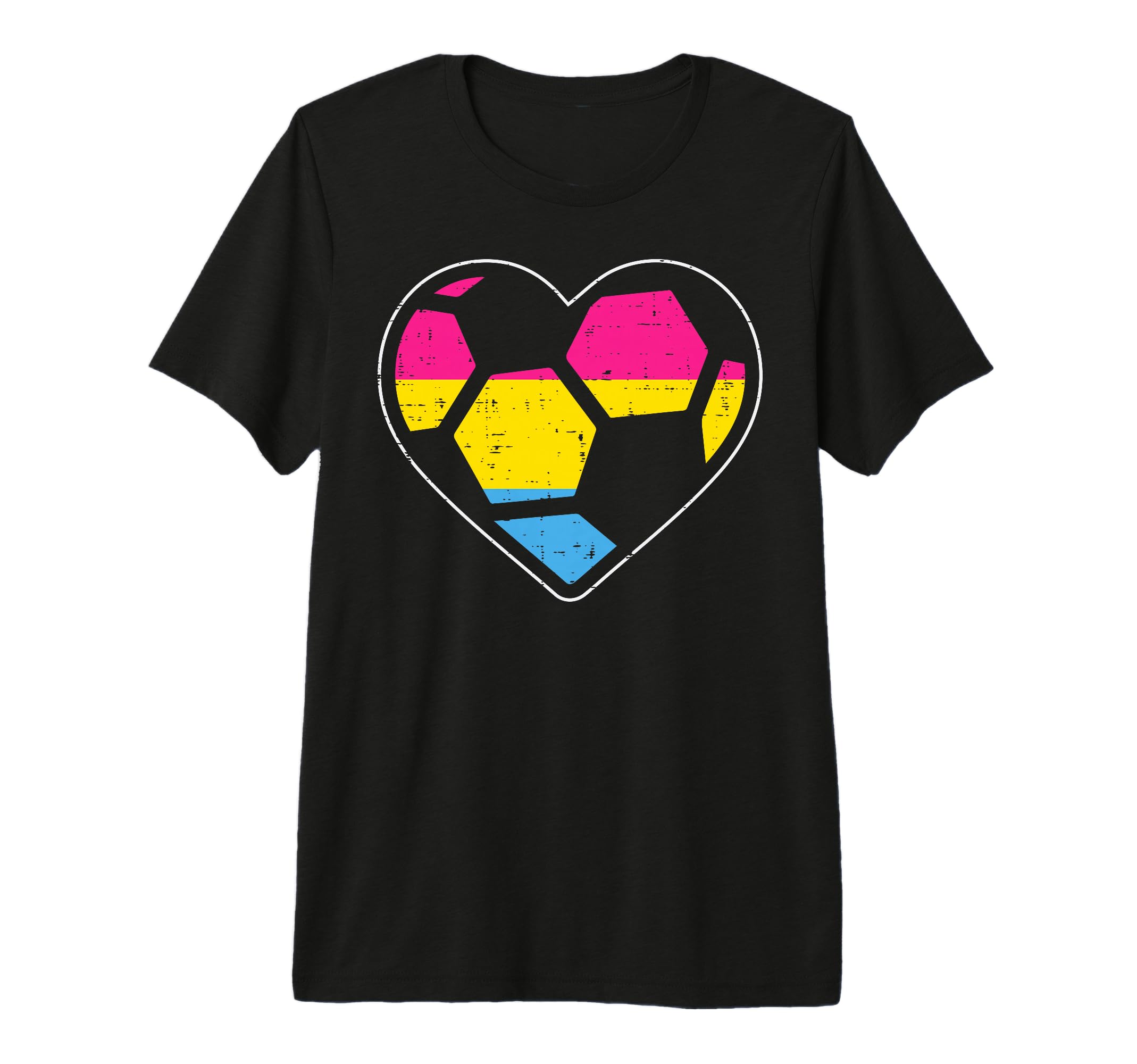 Soccer Heart Sports Lgbtq Pride T-Shirt - Novelty Apparel for Adults - T-Shirt, Sweatshirt, Hoodie