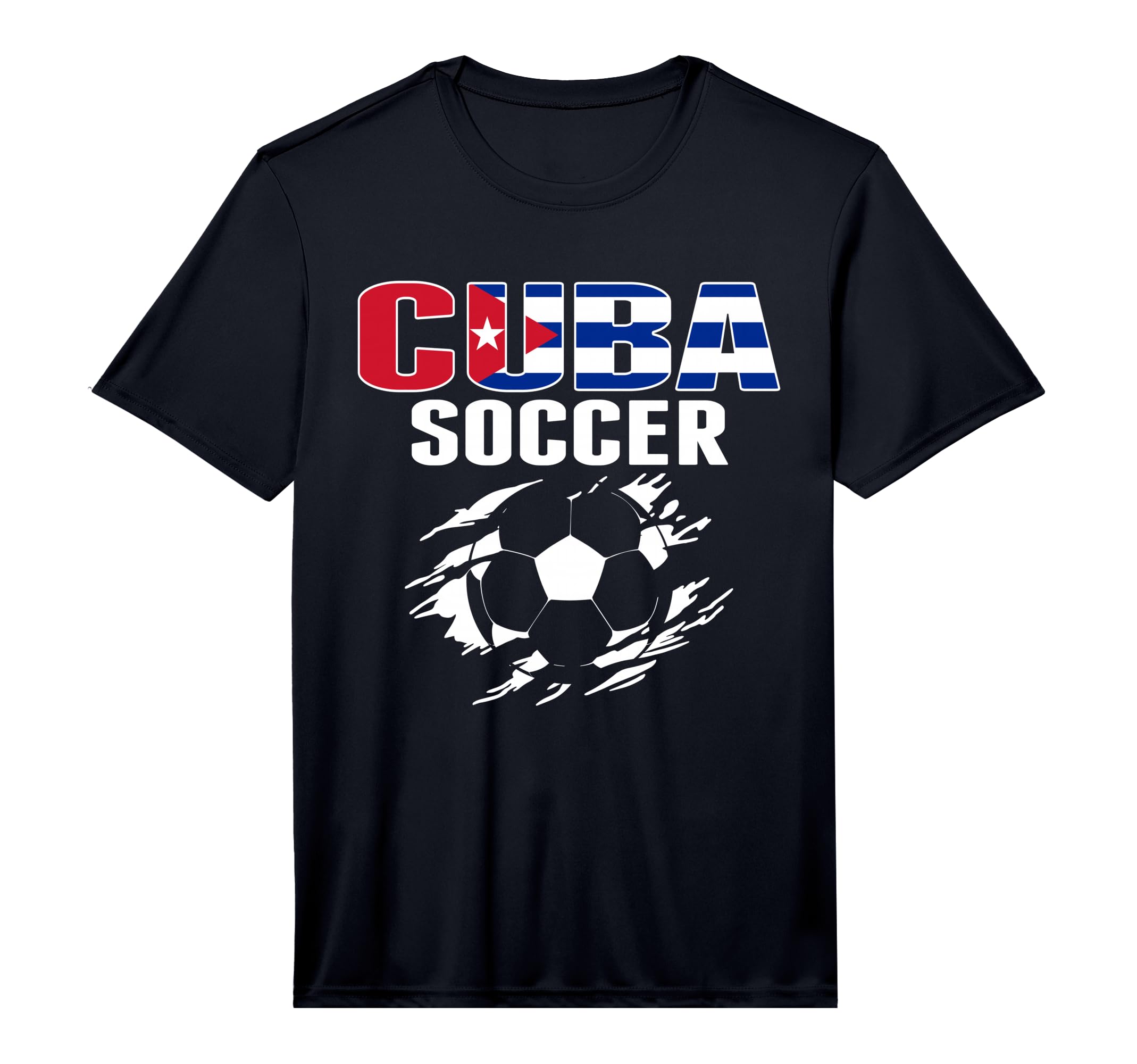 Cuba Soccer Lovers Jersey Support T-Shirt - Fun Novelty Design Men Women - T-Shirt, Sweatshirt, Hoodie