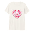 Heart Shaped Soccer Ball Art Tri Blend T-Shirt - Novelty Apparel Men Women - T-Shirt, Sweatshirt, Hoodie