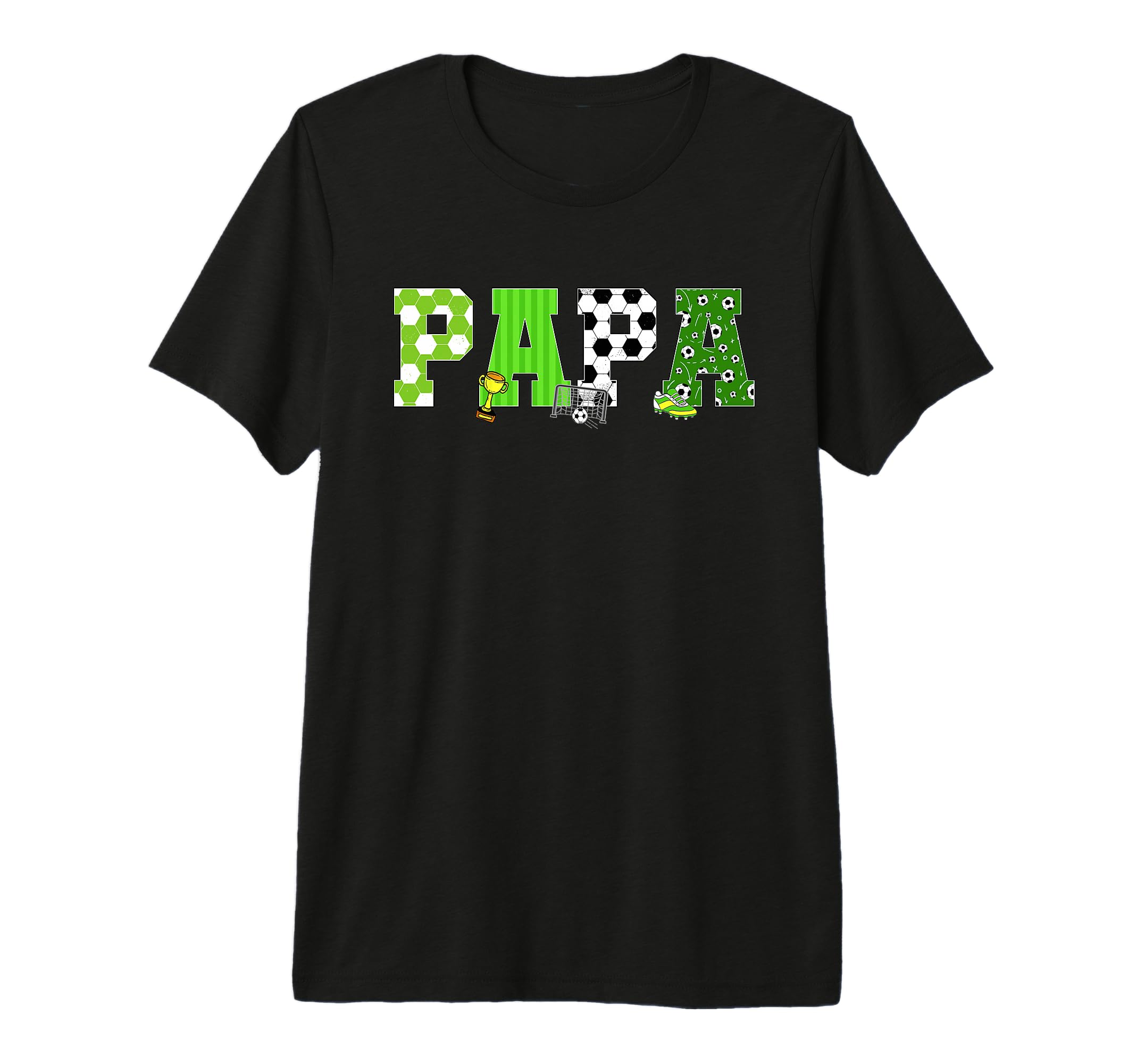 Mens Soccer Papa Birthday Party Soccer T-Shirt - Aesthetic Graphic Unisex - T-Shirt, Sweatshirt, Hoodie
