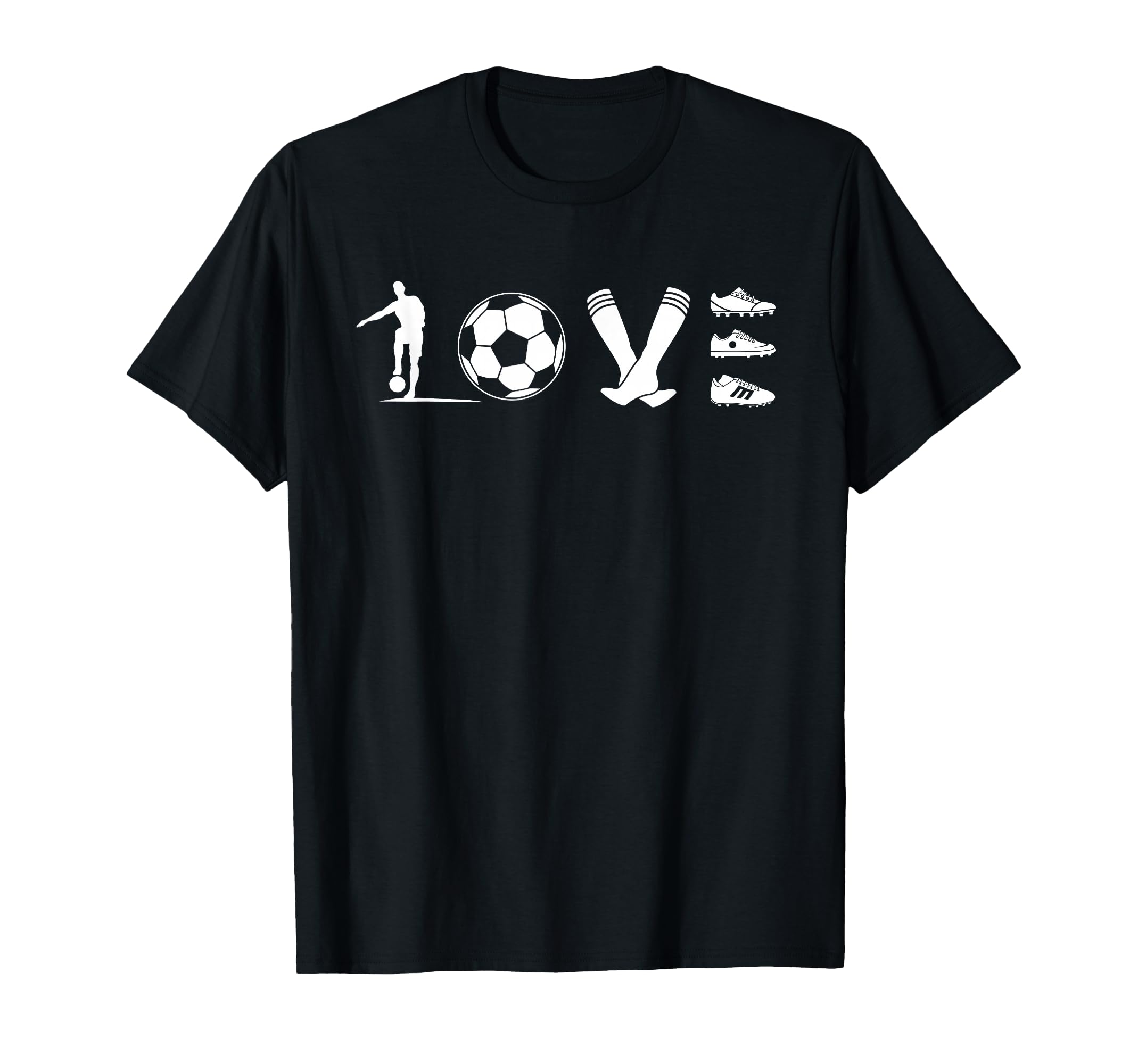 Soccer Art Soccer Lovers Soccer Player T-Shirt - Custom Art Print Men Women - T-Shirt, Sweatshirt, Hoodie