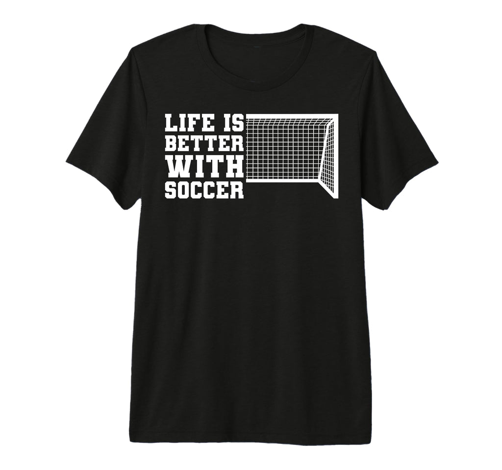 Better Soccer Tri Blend T-Shirt - Minimalist Print Unisex - T-Shirt, Sweatshirt, Hoodie