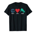 Peace Love Skate Roller Skating T-Shirt - Graphic Print for Adults - T-Shirt, Sweatshirt, Hoodie