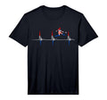 Croatian Pride Heartbeat Ekg Pulse T-Shirt - Fun Novelty Design Unisex - T-Shirt, Sweatshirt, Hoodie