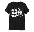 Busy Raising Ballers Volleyball Soccer T-Shirt - Novelty Apparel Men Women - T-Shirt, Sweatshirt, Hoodie