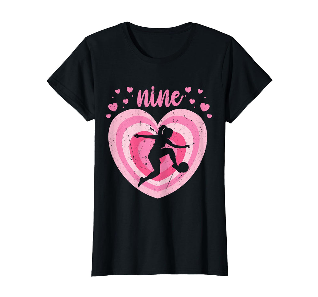 9 Year Old Soccer Birthday 9Th B Day T-Shirt - Minimalist Print Men Women - T-Shirt, Sweatshirt, Hoodie