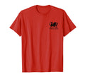 Wales Dragon Flag Welsh Banner Sports T-Shirt - Custom Art Print Unisex - T-Shirt, Sweatshirt, Hoodie