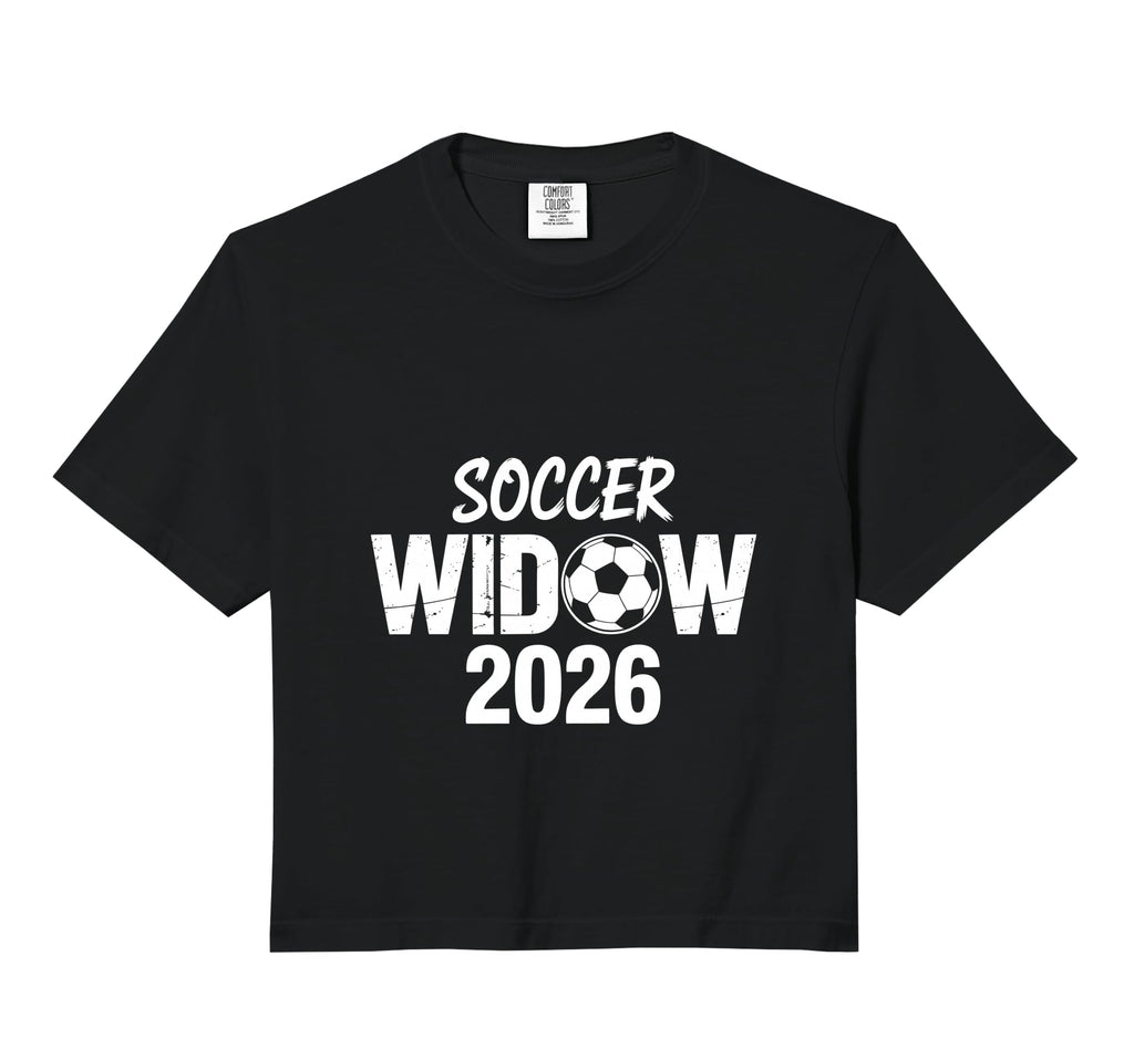 Soccer Widow 2026 Soccer Football Sweatshirt - Trendy Graphic for Adults - T-Shirt, Sweatshirt, Hoodie