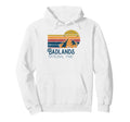 Badlands National Park Outdoor Hoodie - Minimalist Print for Adults - T-Shirt, Sweatshirt, Hoodie
