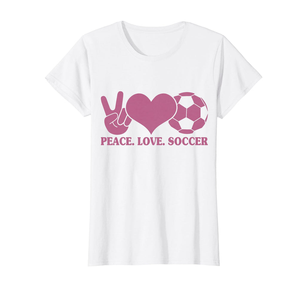Peace Love Soccer Soccer Player Soccer T-Shirt - Streetwear Style Men Women - T-Shirt, Sweatshirt, Hoodie