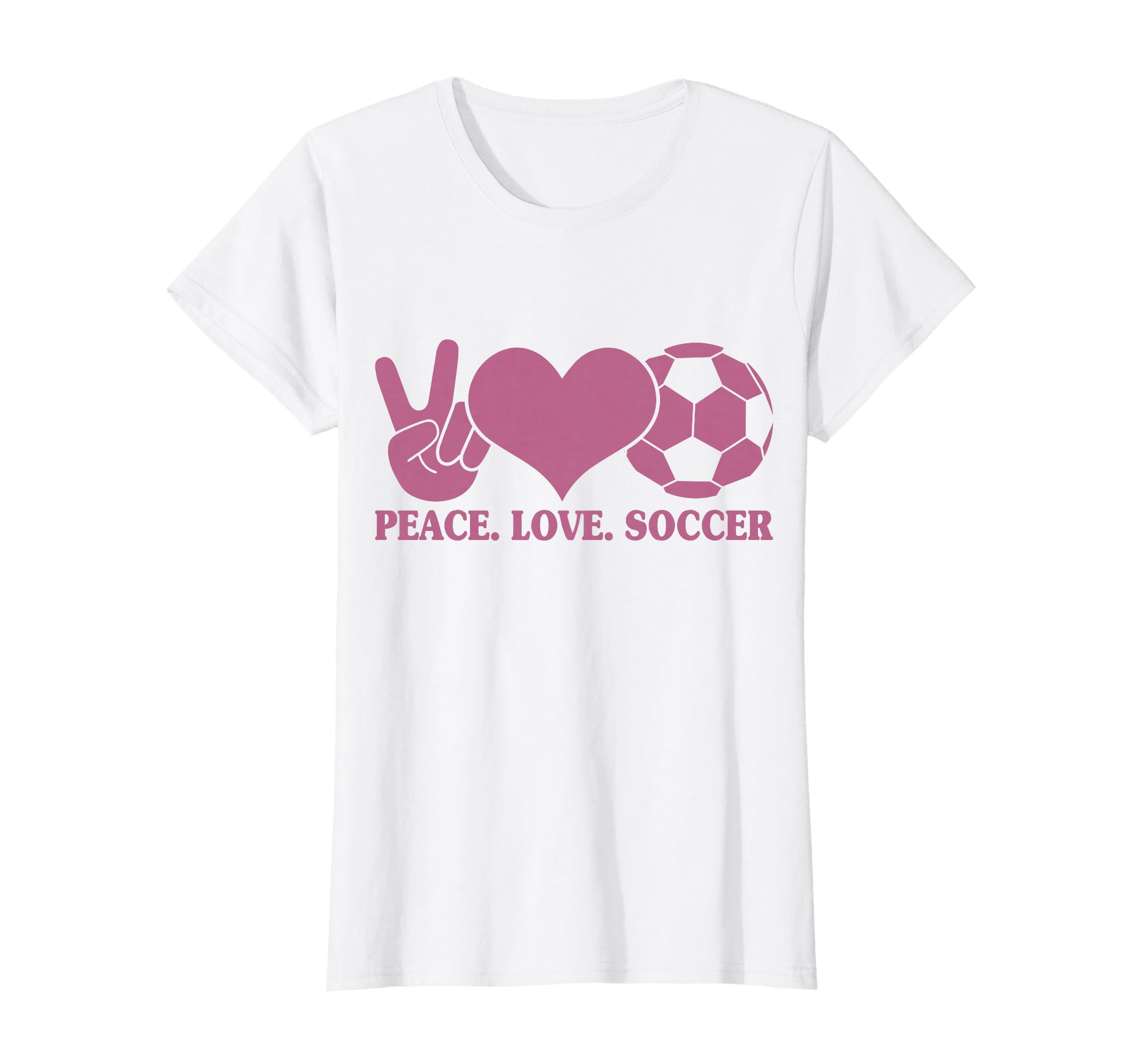 Peace Love Soccer Soccer Player Soccer T-Shirt - Streetwear Style Men Women - T-Shirt, Sweatshirt, Hoodie