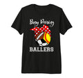 Busy Raising Ballers Funny Softball T-Shirt - Fun Novelty Design Men Women - T-Shirt, Sweatshirt, Hoodie