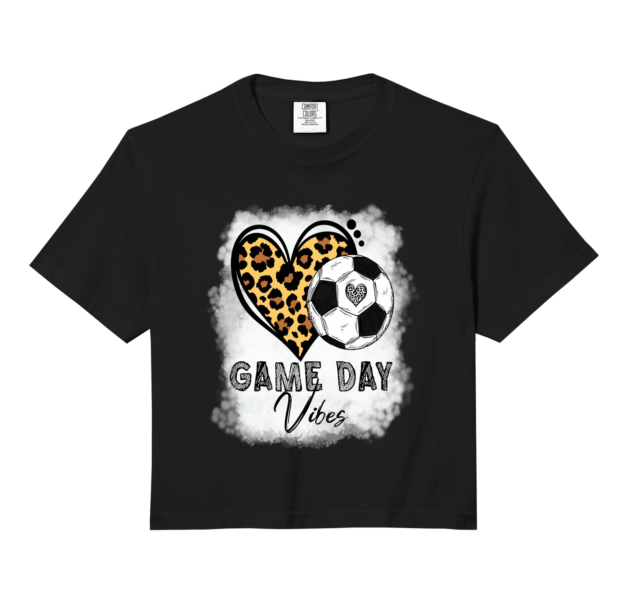 Bleached Soccer Game Day Vibes Soccer Mom Hoodie - Graphic Print Unisex - T-Shirt, Sweatshirt, Hoodie
