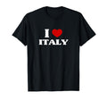 Italy I Heart Italy Souvenir I Love T-Shirt - Novelty Apparel Men Women - T-Shirt, Sweatshirt, Hoodie