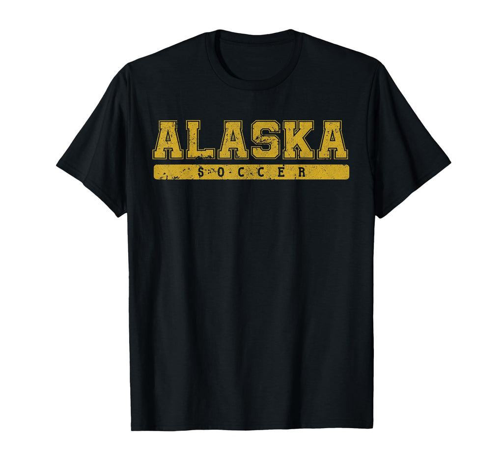 Alaska Soccer Tees Tanks Tops T-Shirt - Custom Art Print Unisex - T-Shirt, Sweatshirt, Hoodie