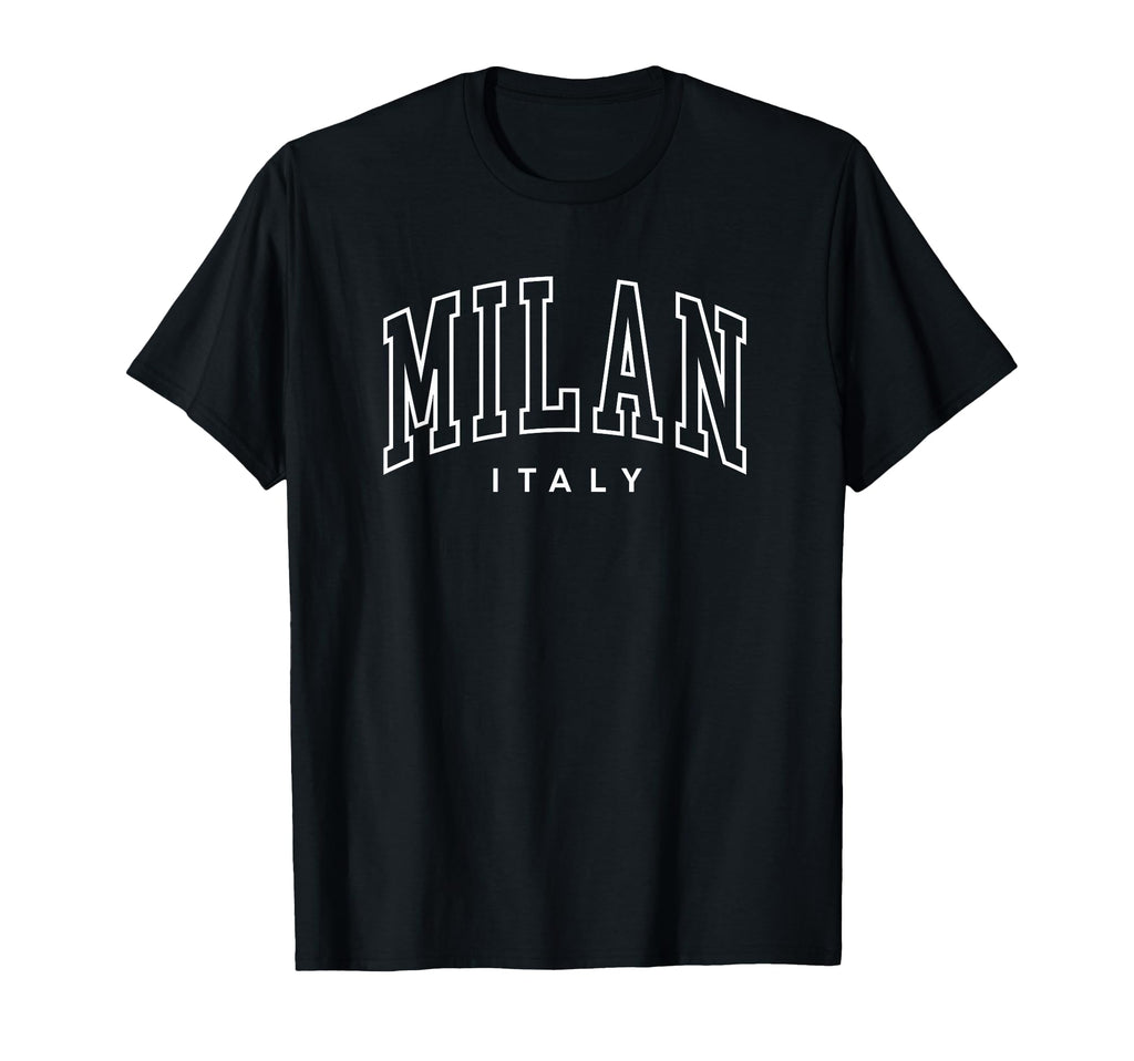 Milan Preppy Throwback Italy Souvenir T-Shirt - Trendy Graphic for Adults - T-Shirt, Sweatshirt, Hoodie