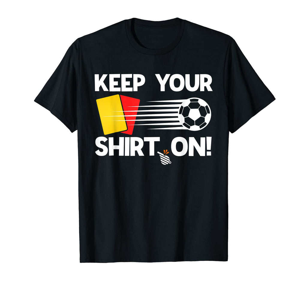 Funny Soccer Futbol Ref Whistle Red Yellow T-Shirt - Unique Graphic Unisex - T-Shirt, Sweatshirt, Hoodie
