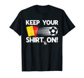 Funny Soccer Futbol Ref Whistle Red Yellow T-Shirt - Unique Graphic Unisex - T-Shirt, Sweatshirt, Hoodie