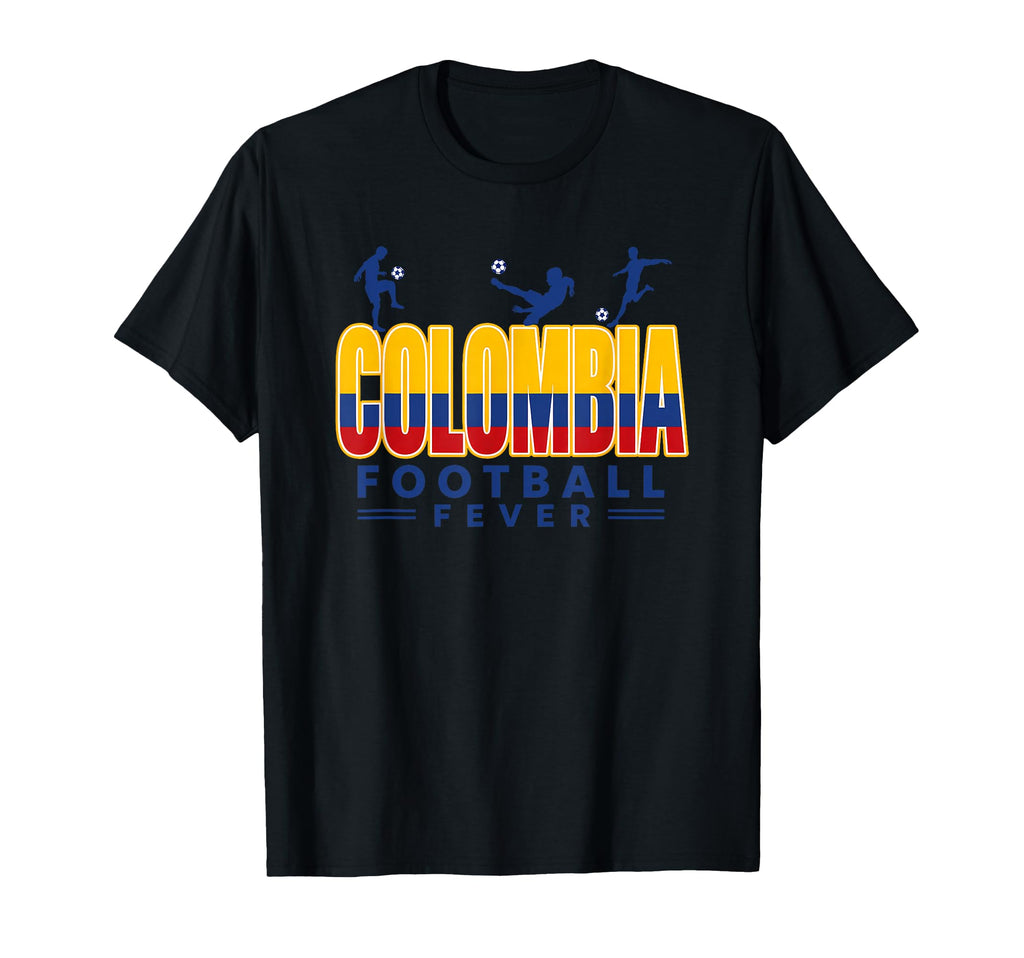 Colombia Football Fever 2026 Soccer T-Shirt - Unique Graphic for Adults - T-Shirt, Sweatshirt, Hoodie