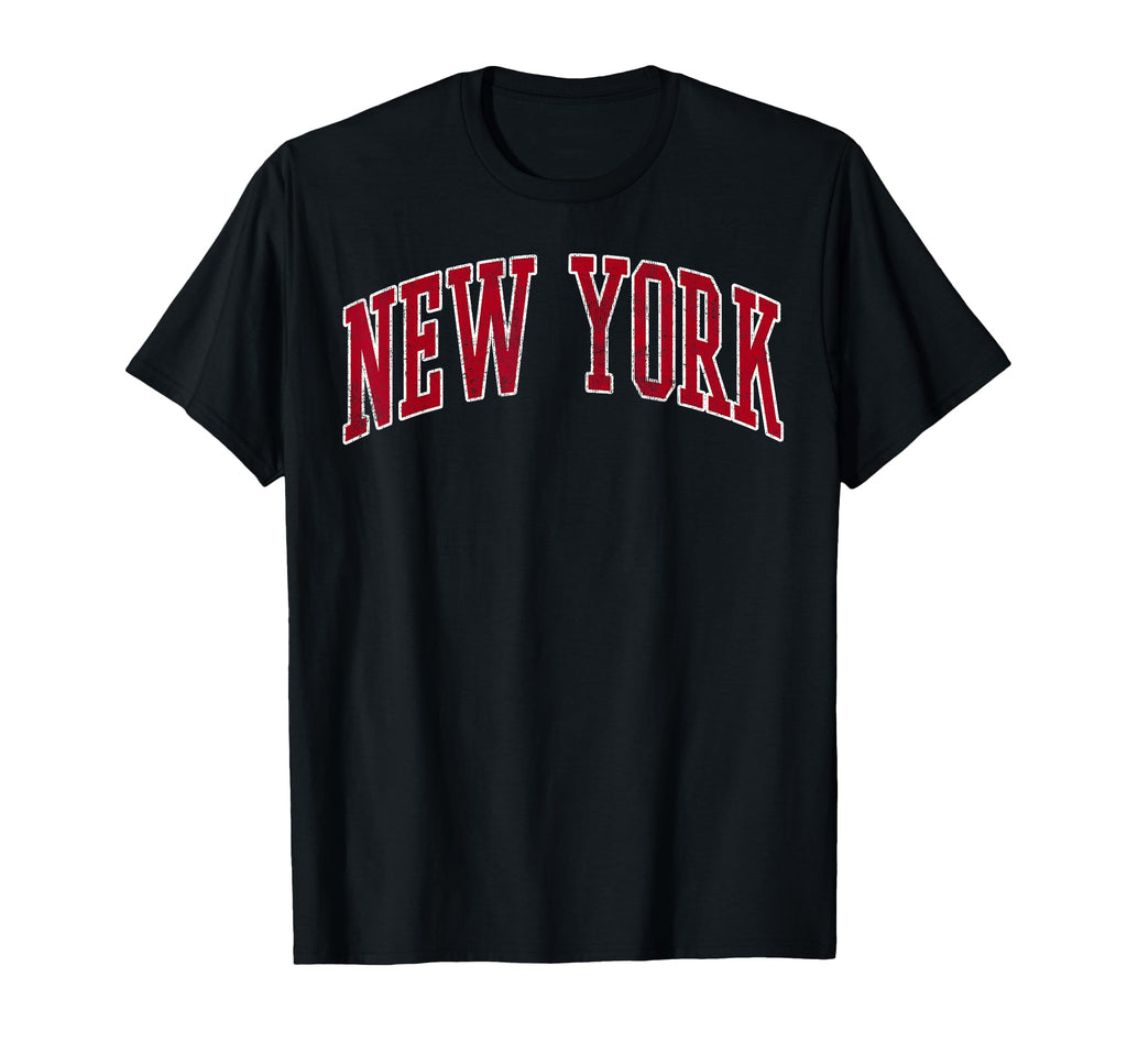 New York Preppy Varsity Sports Red T-Shirt - Streetwear Style Men Women - T-Shirt, Sweatshirt, Hoodie