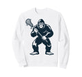 Lacrosse Bigfoot Lax Sasquatch Sweatshirt - Graphic Print Men Women - T-Shirt, Sweatshirt, Hoodie