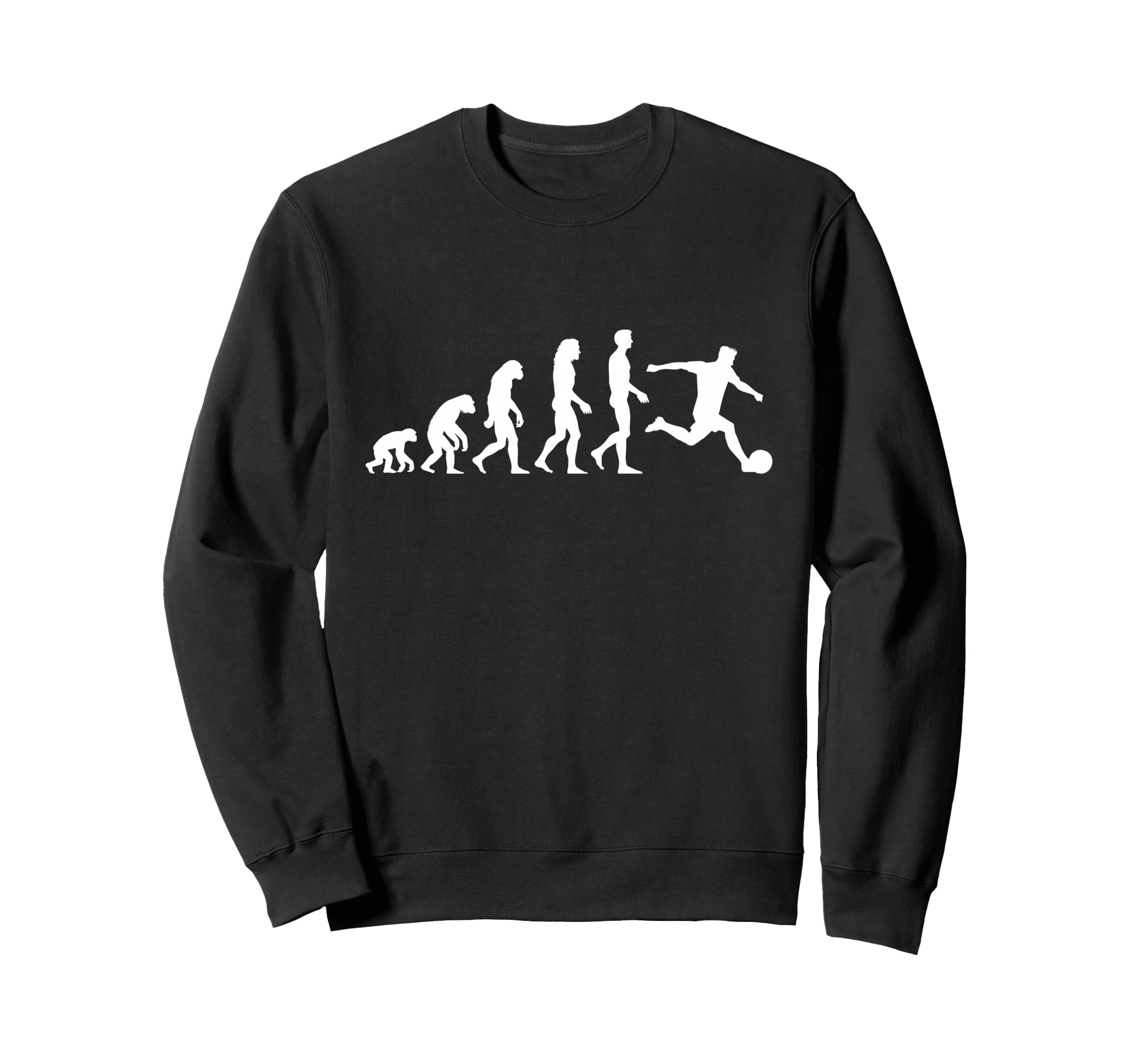 Soccer Player Evolution Funny Sweatshirt - Aesthetic Graphic Men Women - T-Shirt, Sweatshirt, Hoodie