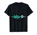 Play Soccer Heartbeat Enthusiast T-Shirt - Aesthetic Graphic for Adults - T-Shirt, Sweatshirt, Hoodie