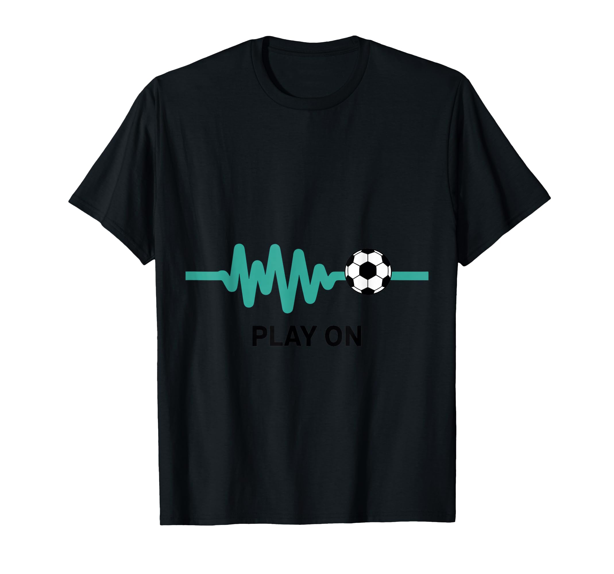 Play Soccer Heartbeat Enthusiast T-Shirt - Aesthetic Graphic for Adults - T-Shirt, Sweatshirt, Hoodie