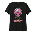 Soccer Ball Drip Ice Cream Drip Game T-Shirt - Novelty Apparel Unisex - T-Shirt, Sweatshirt, Hoodie