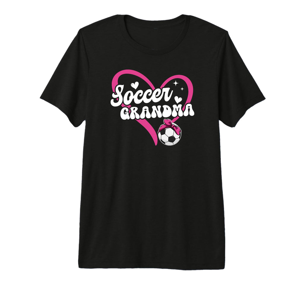 Soccer Grandma Heart Grandma Soccer T-Shirt - Minimalist Print Unisex - T-Shirt, Sweatshirt, Hoodie