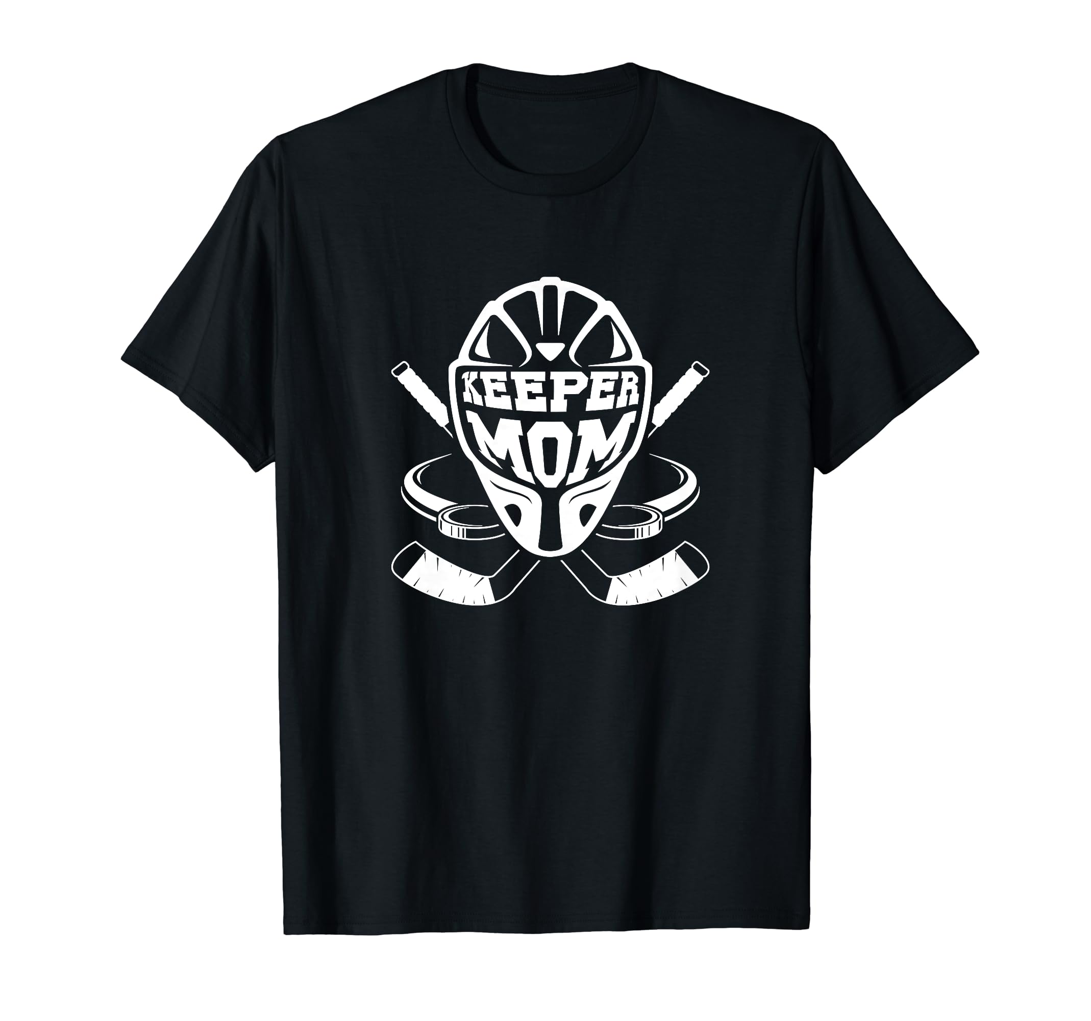 Ice Hockey Keeper Mom Ice Hockey T-Shirt - Unique Graphic for Adults - T-Shirt, Sweatshirt, Hoodie