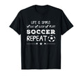 Soccer Sports Lover Life Is Simple T-Shirt - Unique Graphic for Adults - T-Shirt, Sweatshirt, Hoodie