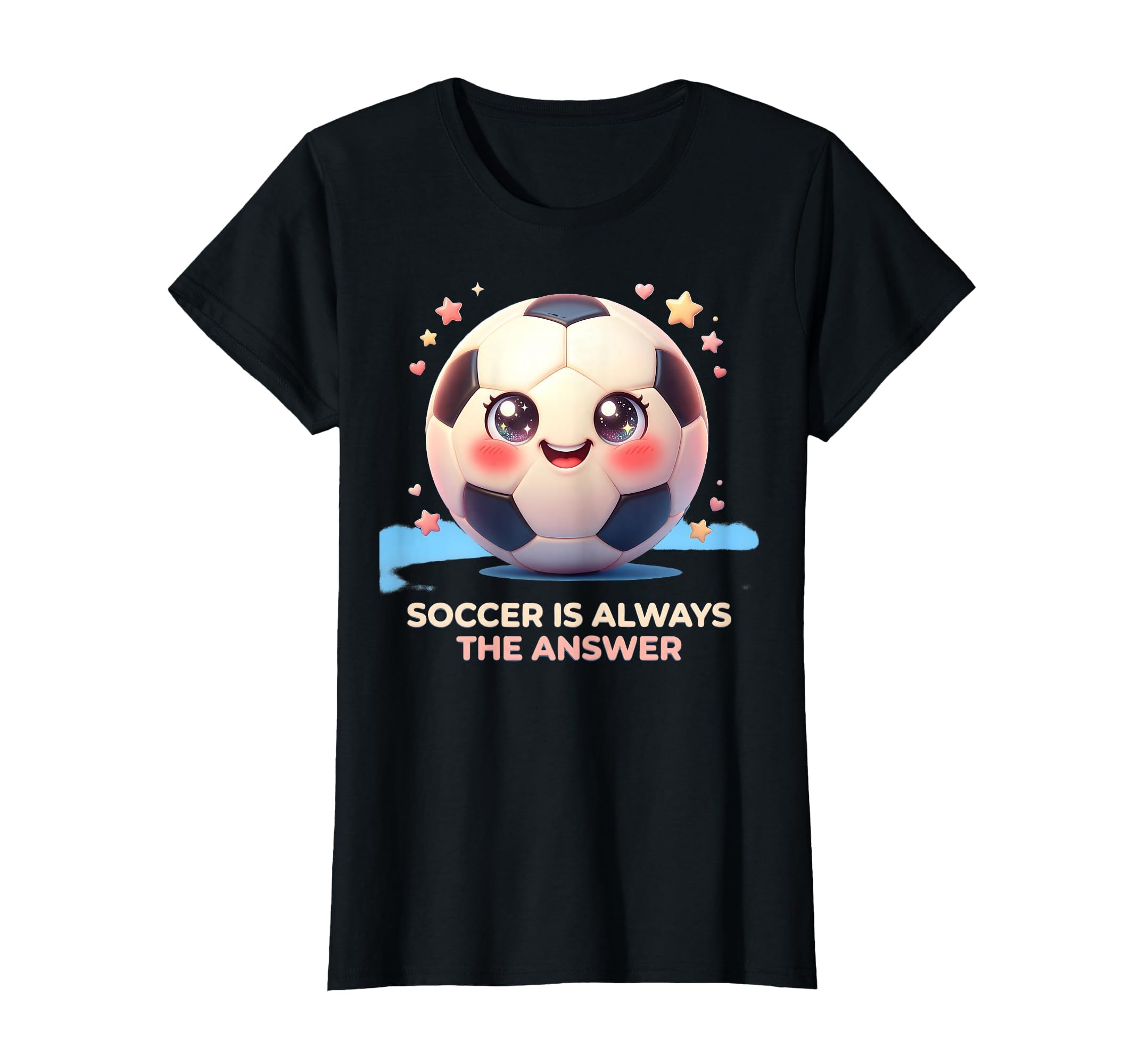 Soccer Is Always Answer Fan T-Shirt - Minimalist Print Unisex - T-Shirt, Sweatshirt, Hoodie