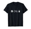 Love Cycling Soccer Football Beer Gift T-Shirt - Unique Graphic for Adults - T-Shirt, Sweatshirt, Hoodie