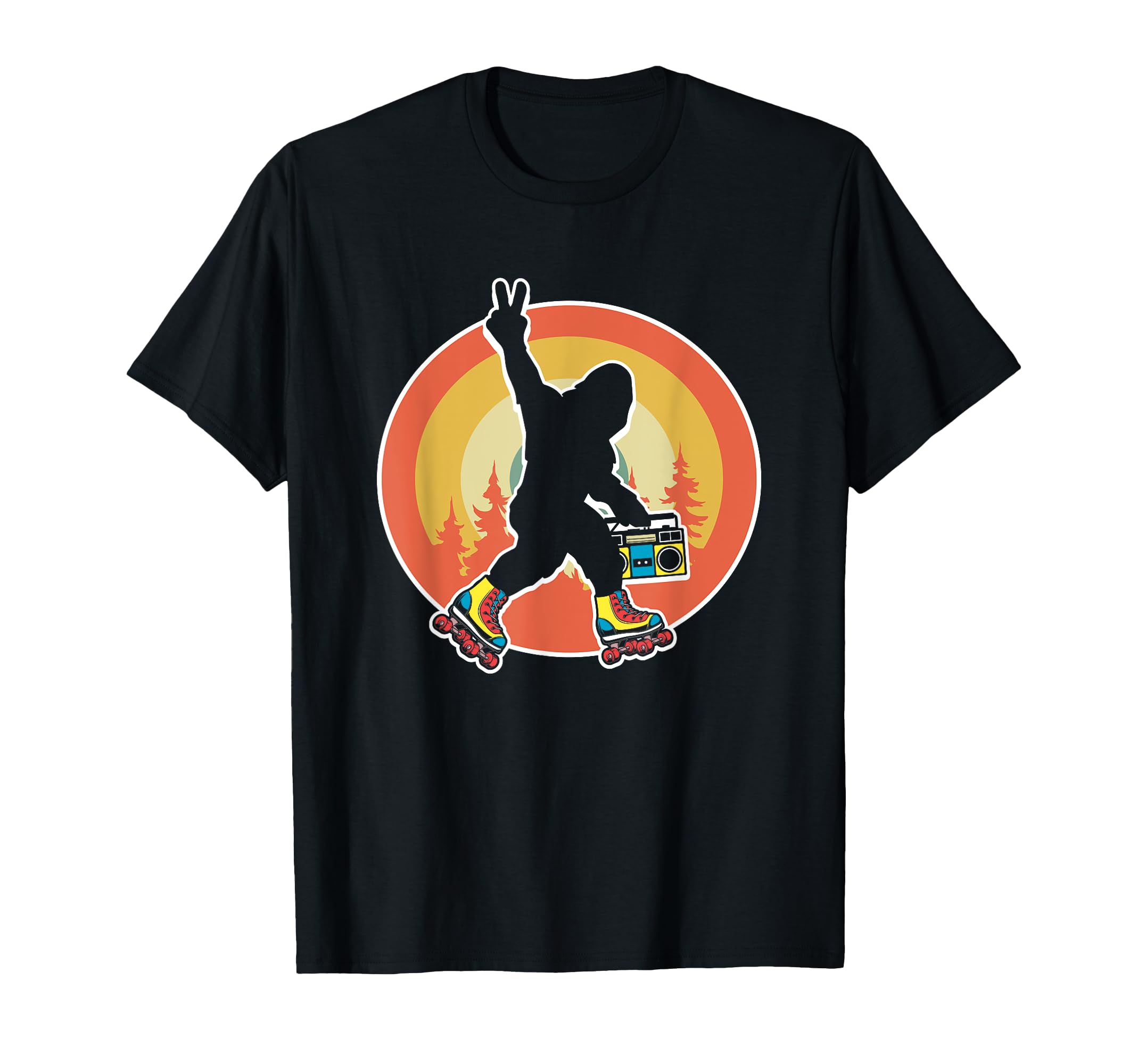 Bigfoot Skate Roller Skating T-Shirt - Minimalist Print Men Women - T-Shirt, Sweatshirt, Hoodie